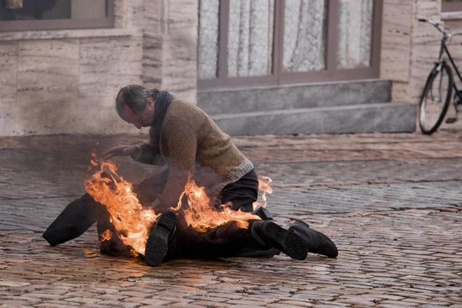 Still from Burning Bush, photo: Dušan Martinček, HBO